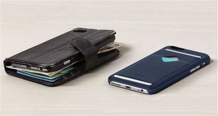 財薄くてムダのない財布一体型iPhoneケース