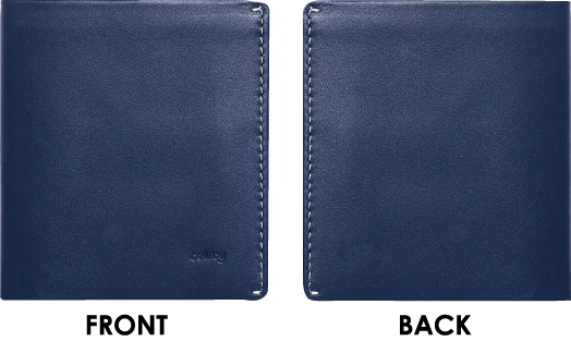 Note Sleeve Walletの正面と背面画像